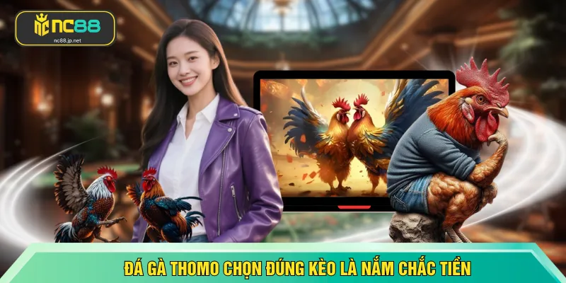 Đá gà Thomo chọn đúng kèo là nắm chắc tiền