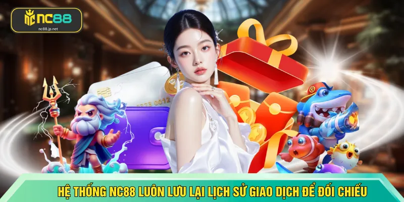 Hệ thống NC88 luôn lưu lại lịch sử giao dịch để đối chiếu
