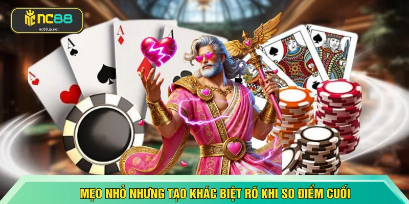 Mẹo nhỏ nhưng tạo khác biệt rõ khi so điểm cuối