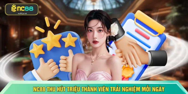 NC88 thu hút triệu thành viên trải nghiệm mỗi ngày